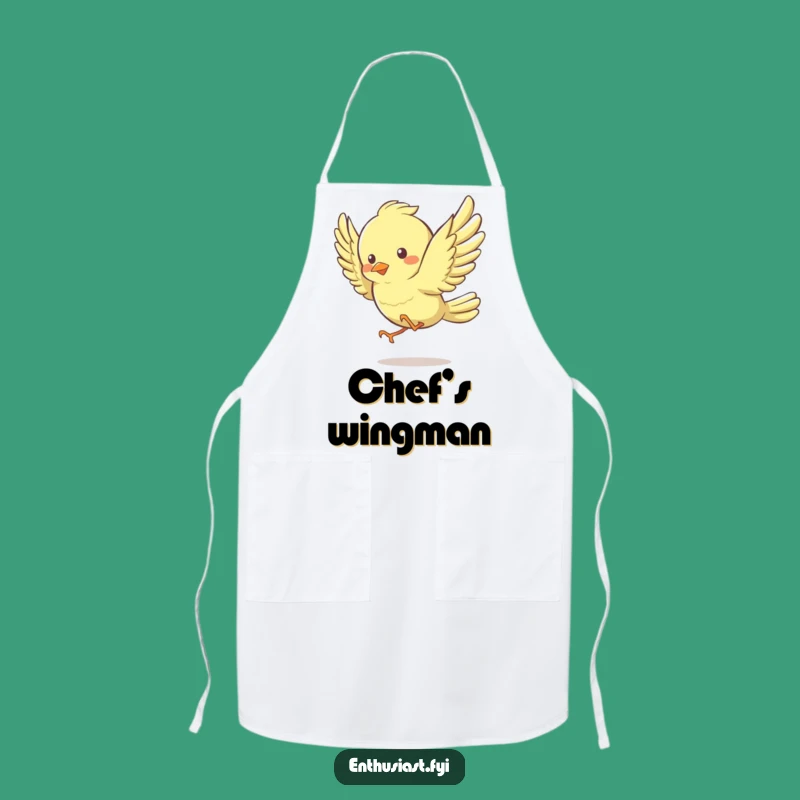 Funny Bird Apron: Energetic Flapper - Cook with Joyful Flair Gift!