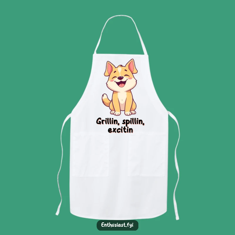 Funny Dog Barking Apron: Cook and Play with Canine Cheer!