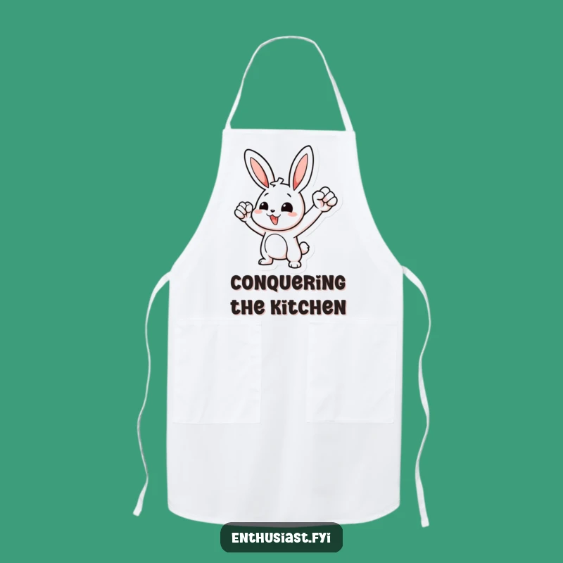 Funny Rabbit Chef Apron: Cook with Motivation and this Funny Gift!