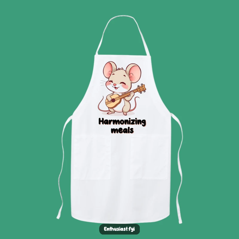 Funny Mouse Maestro Apron: Cook with Musical Flair