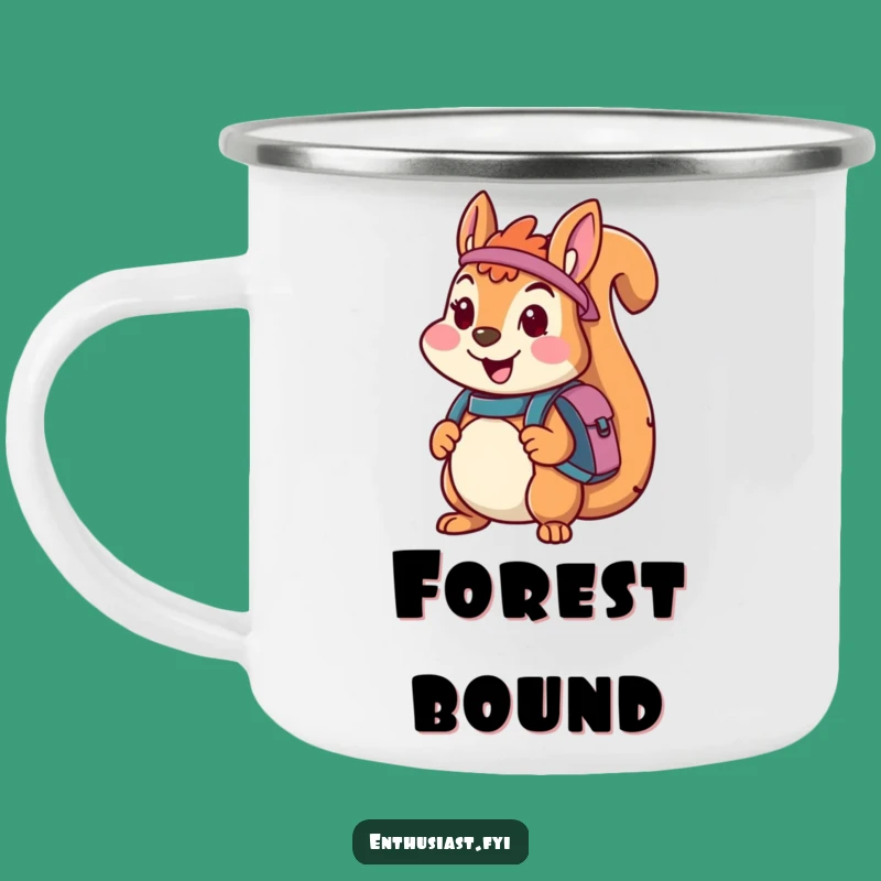 Funny Squirrel Trail Mug: Sip Your Adventure Brews with this Hilarious Outdoors Cup