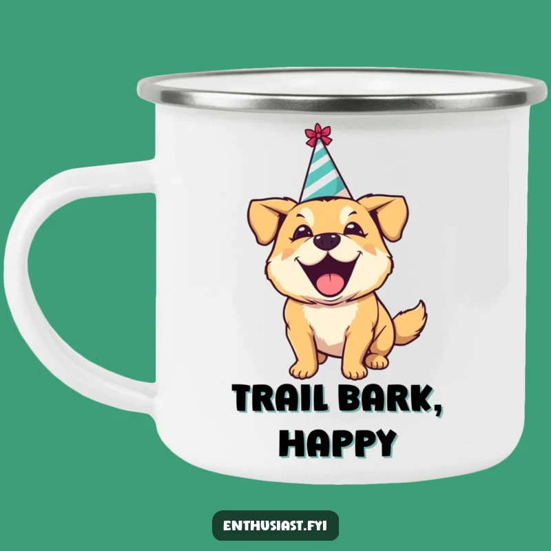 Funny Dog Camping Mug: Party On the Go - Great Gift!