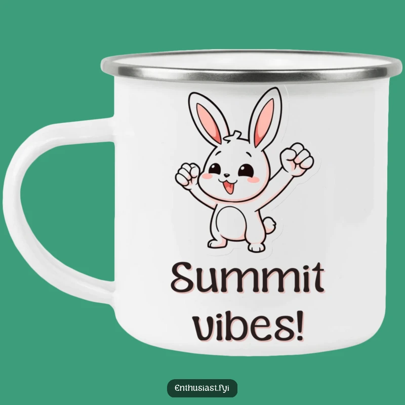 Funny Rabbit Campfire Mug: Fuel Adventure with this Funny Gift!