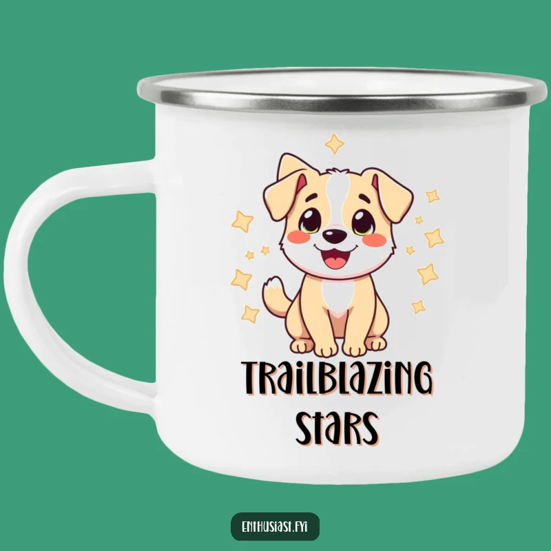 Funny Starry Dog Camp Mug: Sip Joyfully, Perfect Funny Gift!