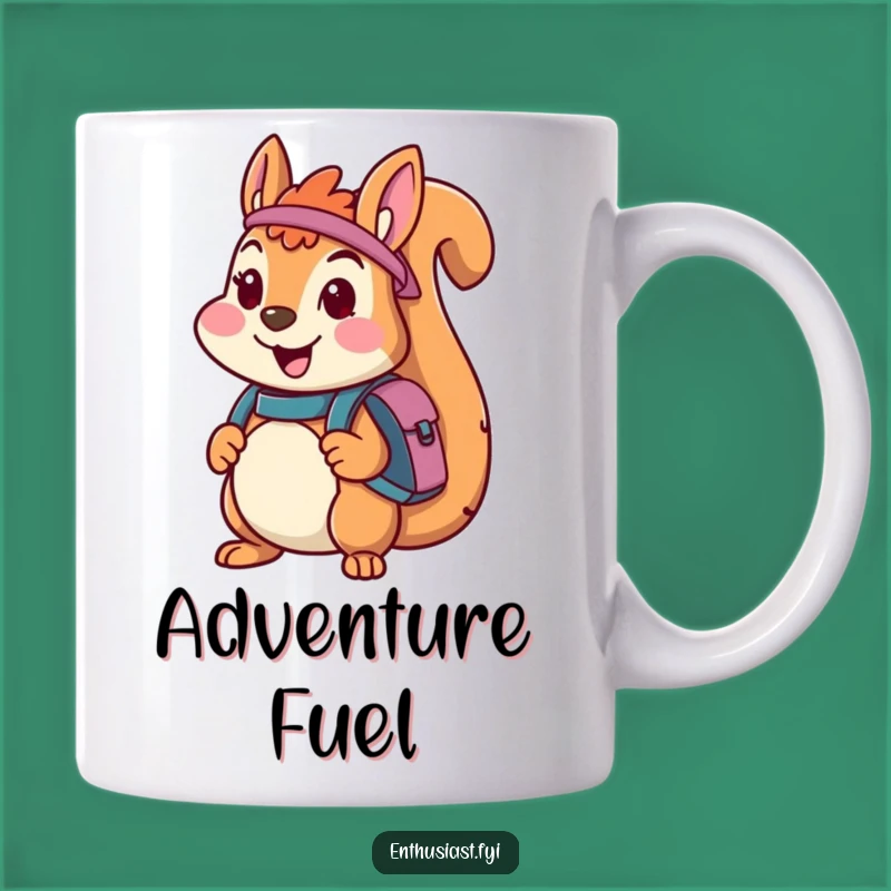 Funny Squirrel Adventure Mug: Start Your Day with This Hilarious Explorer's Cup