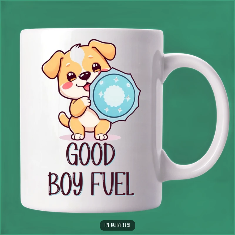 Funny Dog Badge Mug: Award-Winning Character's Joyful Spirit, Perfect Gift for Dog Lovers