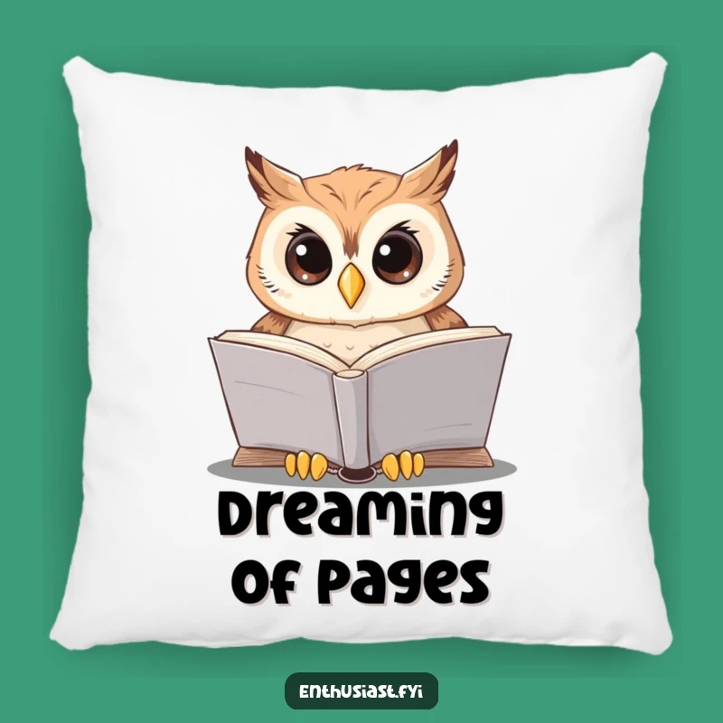 Funny Owl Reading Pillow: Cozy Comfort for Your Favorite Chapters
