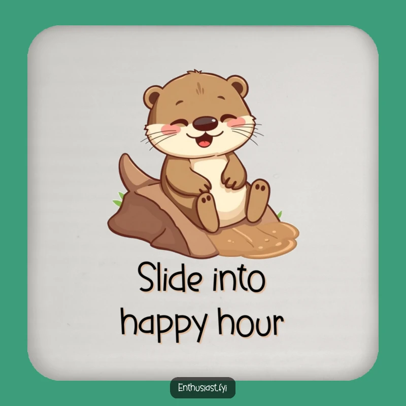 Funny Otter Slide Coaster: Protect Surfaces With Joyful Play, Gift Set
