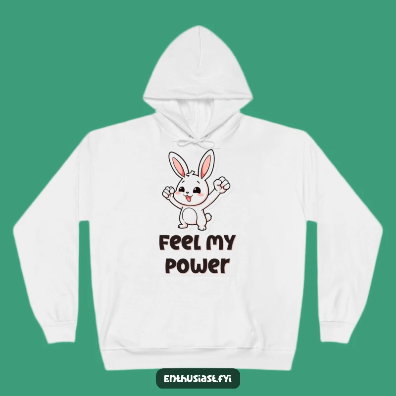 Funny Motivational Rabbit Hoodie: Stay Cozy and Inspired with this Funny Gift!