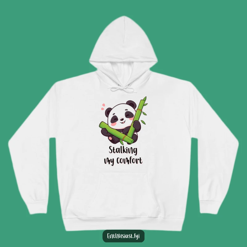 Cozy Funny Panda Bamboo Hoodie: Proud Sigh, Warm Hug Gift for Comfort Lovers