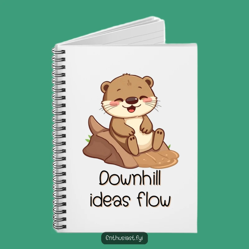 Funny Otter Slide Journal: Joyful Play, Perfect Gift for Dreamers and Sketchers