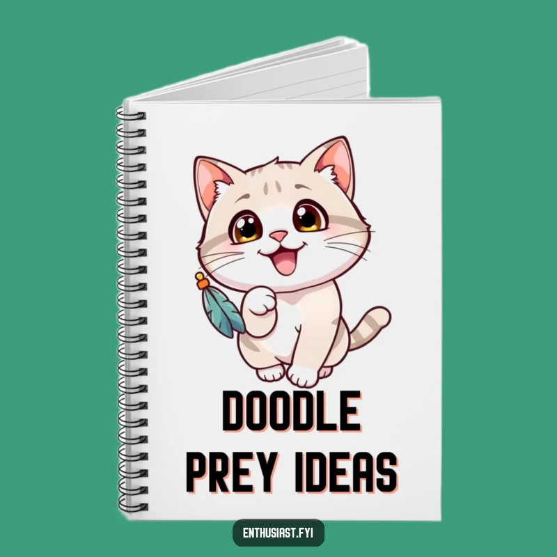 Funny Cat Notebook: Jot Down Ideas with a Playful Kitty, Perfect Gift