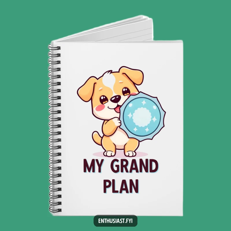 Funny Dog Badge Notebook: Character's Pawsitive Ideas, Journal for Pet Lovers' Thoughts
