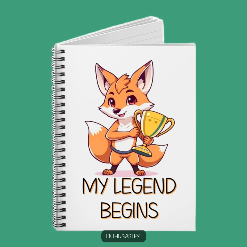 Funny Fox Achievement Notebook: Jot Down Your Wins with this Hilarious Trophy Journal