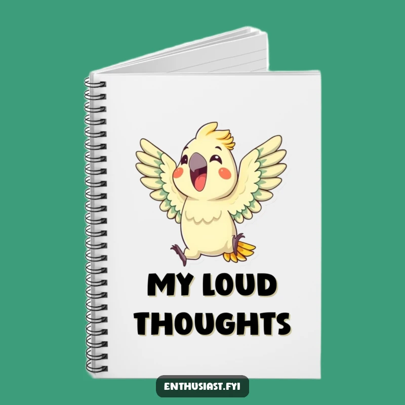 Funny Parrot Squawk Notebook: Enthusiastic Avian Journal Gift