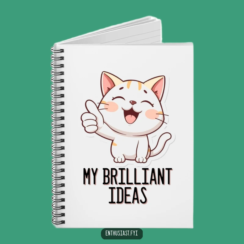 Funny Cat Thumbs Up Notebook: Jot Down Ideas with Approval, Funny Gift!