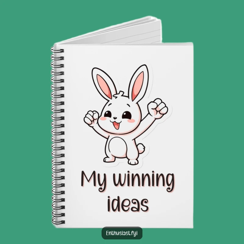 Funny Rabbit Motivation Notebook: Jot Down Goals with this Funny Gift!