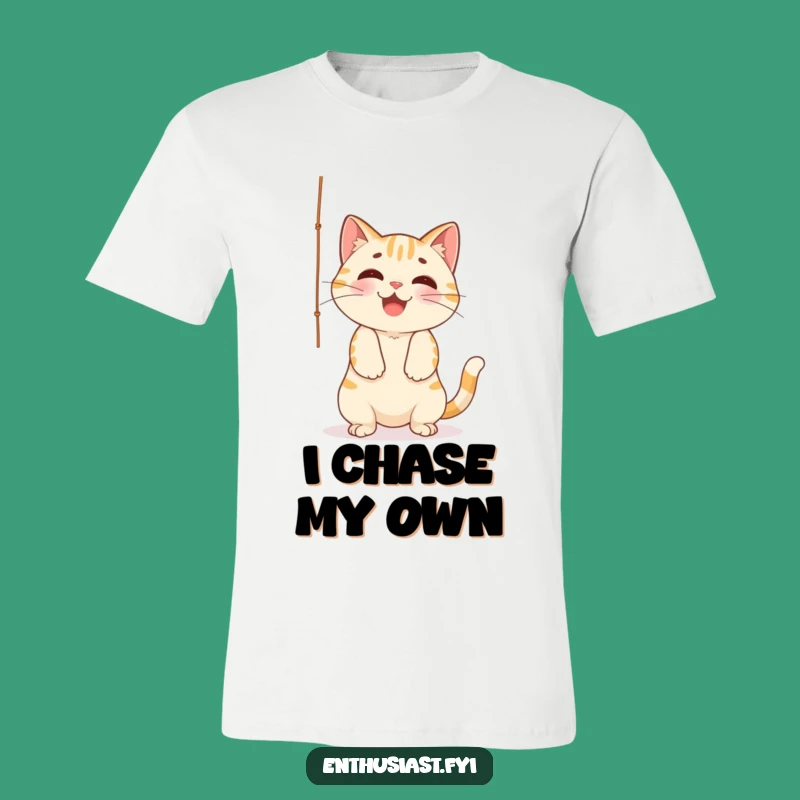 Funny Cat T-Shirt: Playful Batting Kitty, Ideal Funny Gift for Feline Fans