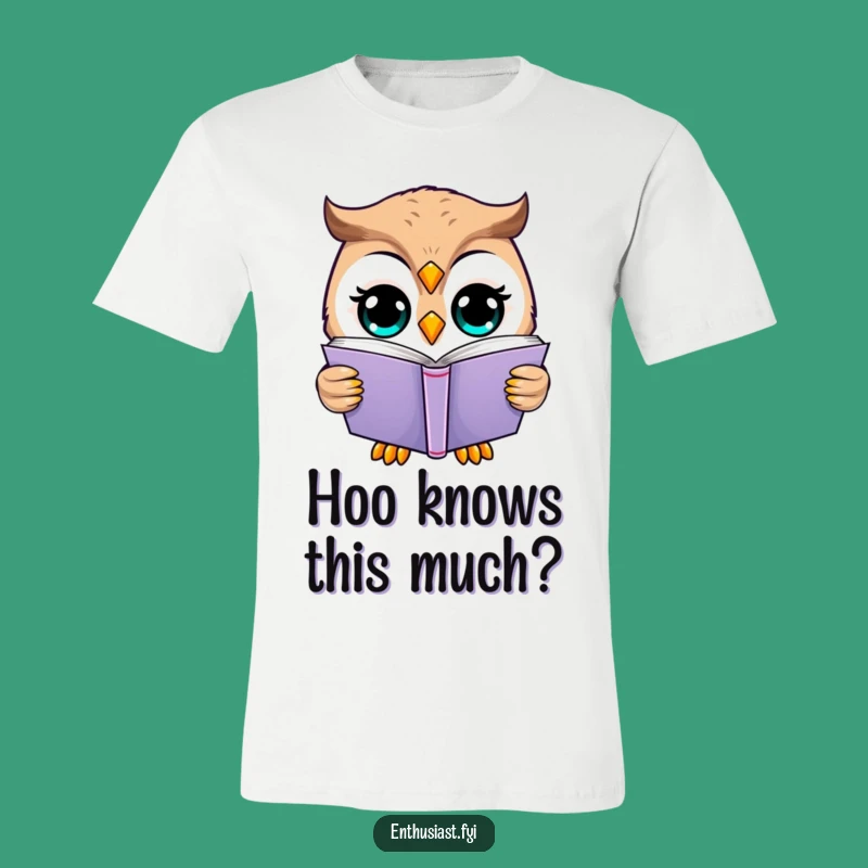 Funny Happy Owl Reading T-Shirt: Wear Your Love for Books