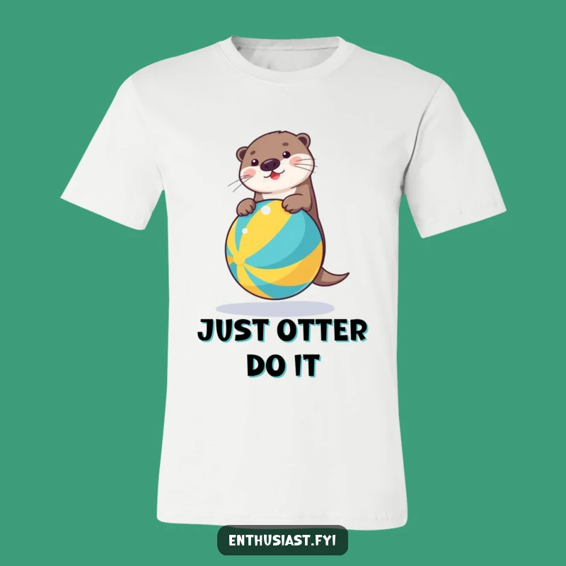 Funny Otter Beach Ball T-Shirt: The Ultimate Hilarious Tee for Beach Lovers