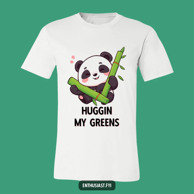 Funny Panda Bamboo Love T-Shirt: Proud Hug, Humorous Gift for Animal Fans