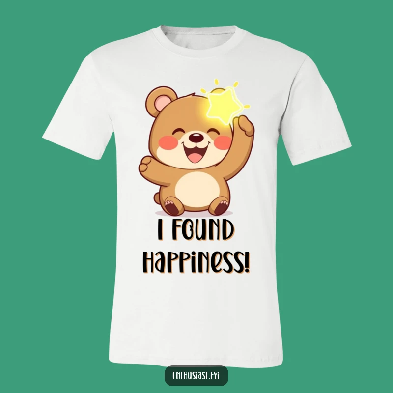 Funny Bear Imagination T-Shirt: Glowing Wonder Bear, The Ultimate Funny Gift for Dreamers