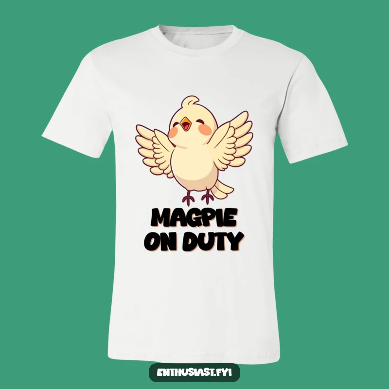 Funny Bird Shiny Pursuit Tee: Hilarious Swooping Shirt Gift!